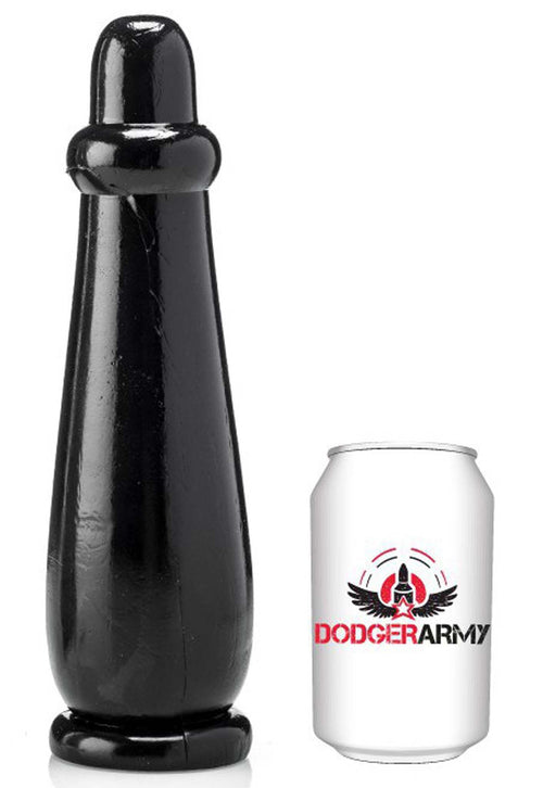 Gangbangster - Milan - Dildo - 26 x 7,6 cm - PVC - Zwart-Erotiekvoordeel.nl