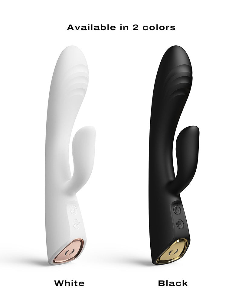 Dorcel - Flexi Rabbit - Verwarmde Rabbit Vibrator - Wit-Erotiekvoordeel.nl