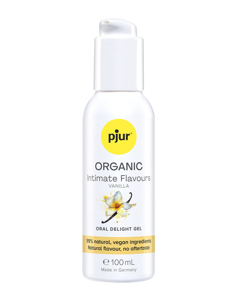 pjur - ORGANIC - Intimate Flavours - Oral Delight Gel - Vanille - 100 ml-Erotiekvoordeel.nl