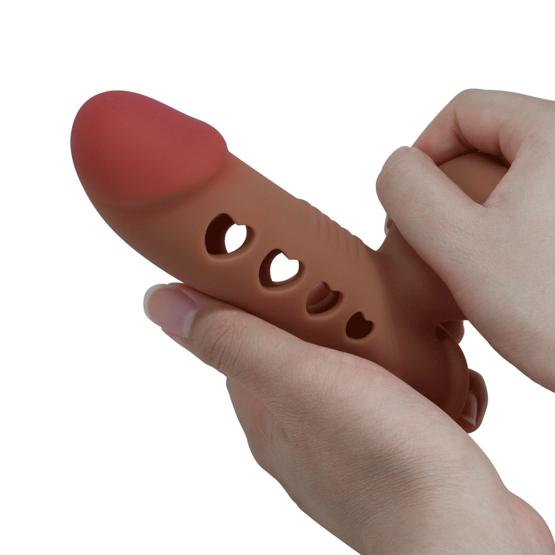 Pretty Love - Tyronn - Opblaasbare Penis Sleeve - Medium Huidskleur-Erotiekvoordeel.nl