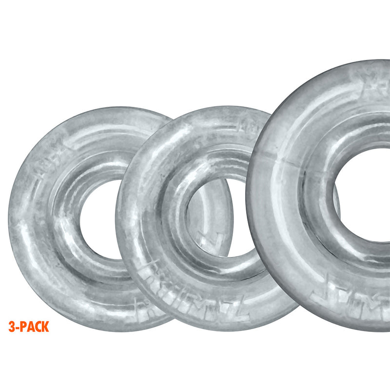 Oxballs - Rimringz - Multisize Pack 3 stuks - Transparant-Erotiekvoordeel.nl