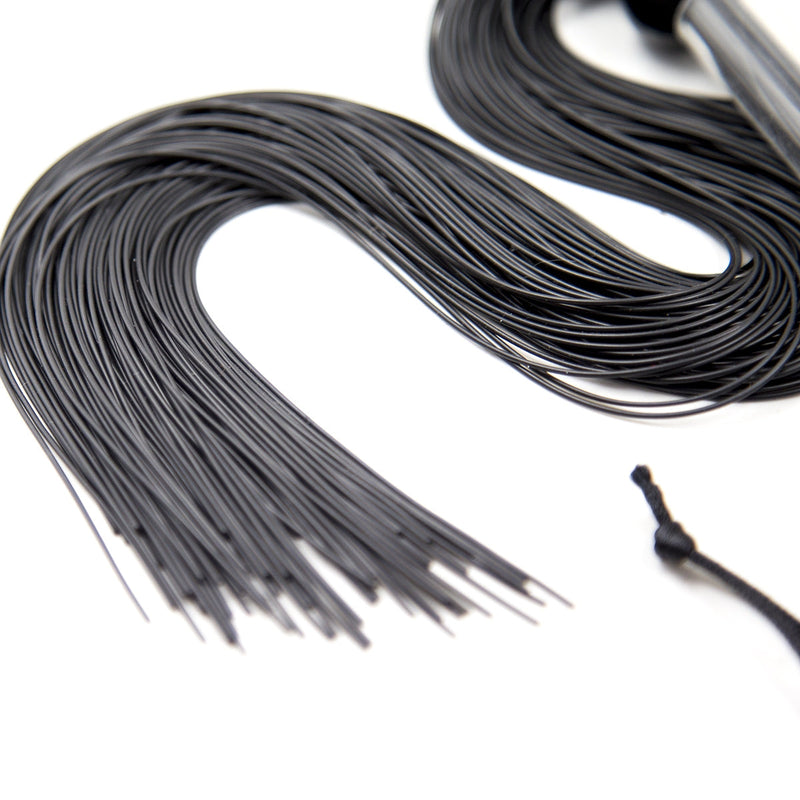 Smart Moves - Flogger - Siliconen Strengen - 51 cm - Zwart-Erotiekvoordeel.nl