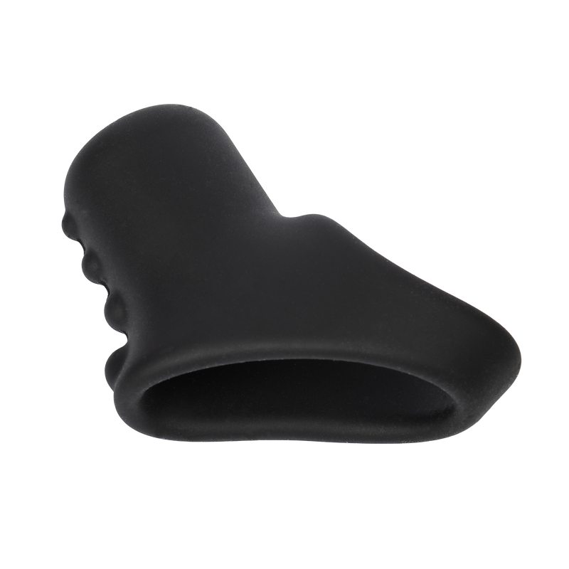 Rimba - Siliconen Penis Sleeve - Zwart-Erotiekvoordeel.nl