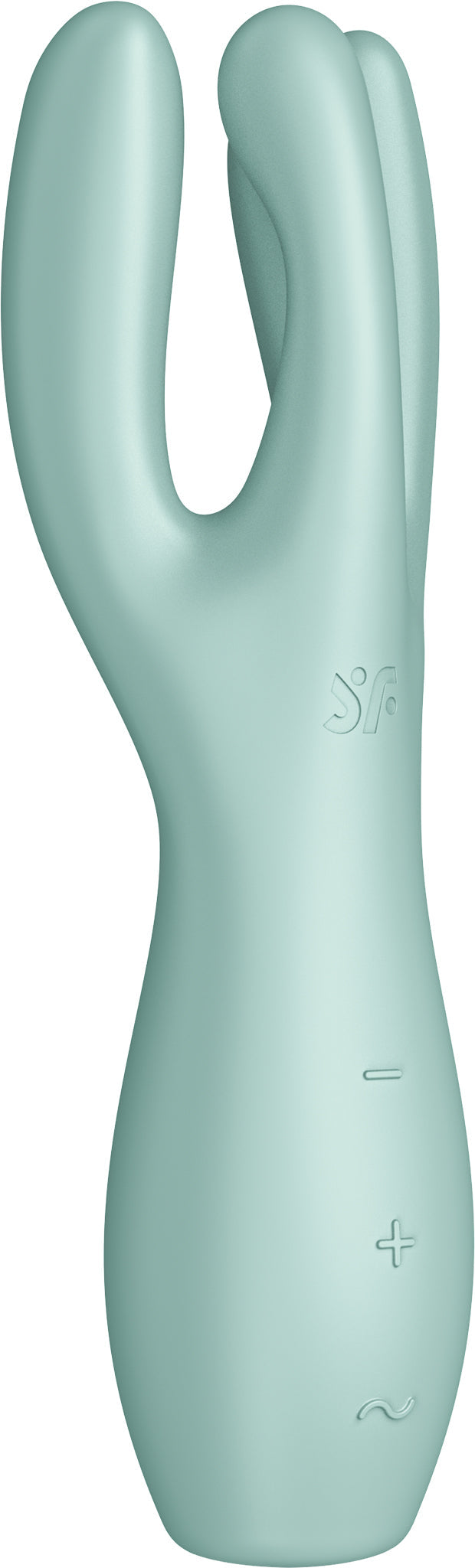 Satisfyer - Threesome 3 - Multifunctionele Vibrator Met 3 Voelsprieten - Groen-Erotiekvoordeel.nl