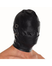 Rimba - Leren Masker Met afneembare gag En oogdelen-Erotiekvoordeel.nl