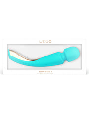 LELO - Smart Wand Medium - Wand Vibrator - Turquoise-Erotiekvoordeel.nl