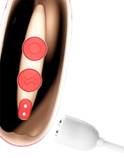 IY - Rondy - Likkende Clitoris Vibrator - Met App Control - Rood-Erotiekvoordeel.nl