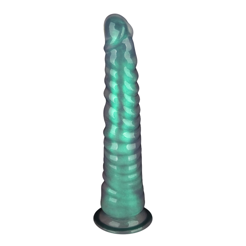 LoveToy - Opal Pearl Sheen - Gote Dildo - 32,5 cm – Groen-Erotiekvoordeel.nl