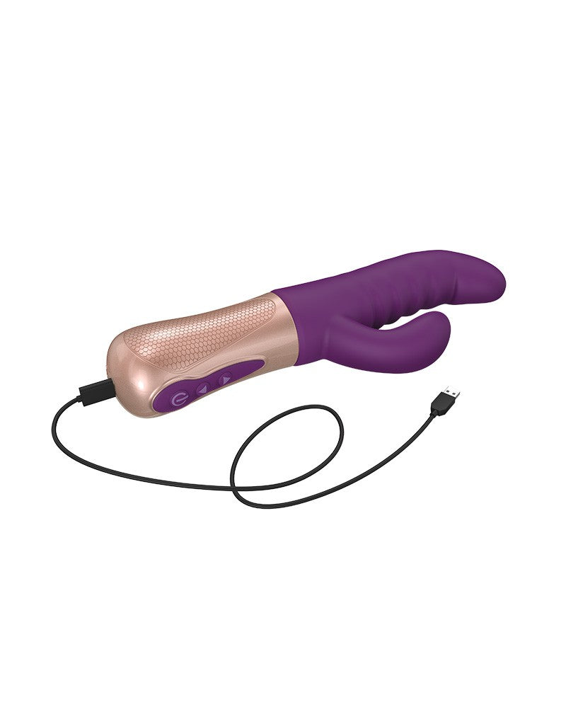Love to Love - Sassy Bunny - Rabbit Vibrator met Tapping Functie - Paars-Erotiekvoordeel.nl