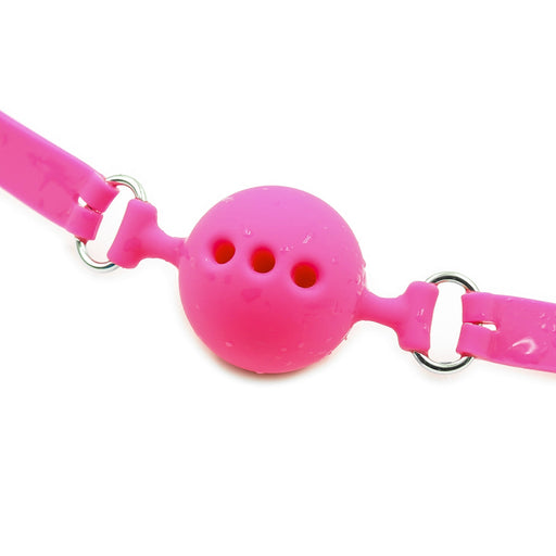 Smart Moves - Silicone Ball Gag - Roze-Erotiekvoordeel.nl