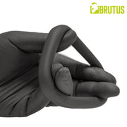 Brutus - Mucho Macho - Superzachte Siliconen Ergo Cockring - Zwart-Erotiekvoordeel.nl