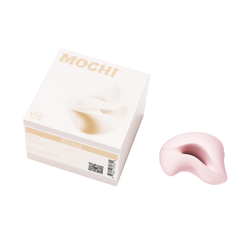 Zalo - Mochi - Clitoris Vibrator met twee koppen - App Control - Sakura Pink-Erotiekvoordeel.nl