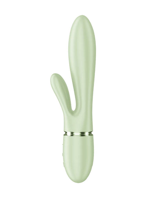 Satisfyer - Pearl Bunny 2 - Roterende Rabbit Vibrator - Lichtgroen-Erotiekvoordeel.nl