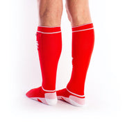 Brutus - Gas Mask Party Voetbalsokken met Zakje - Rood/Wit-Erotiekvoordeel.nl