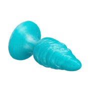 SILEXD - Melty - Thermoreactieve Siliconen Buttplug - 9.2 cm x 3.6 cm - Turquoise-Erotiekvoordeel.nl