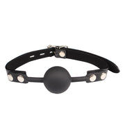 Chisa - Behave! Be Quiet - Ball Gag - Siliconen - Zwart-Erotiekvoordeel.nl