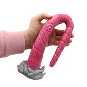 Kiotos Monstar - Fantasie Dildo Nr. 21 - Roze/Grijs/Wit-Erotiekvoordeel.nl