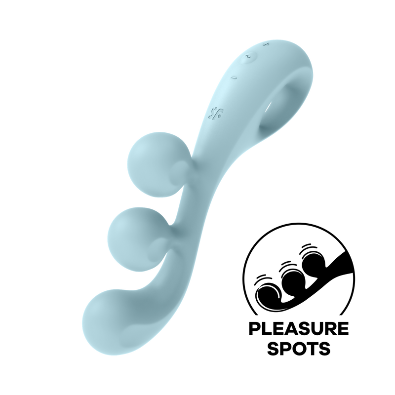 Satisfyer - Tri Ball 2 - Vibrator met 3 Motoren - Lichtblauw-Erotiekvoordeel.nl