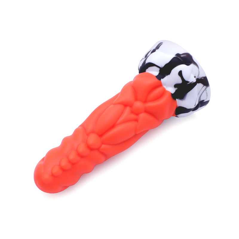 Kiotos Monstar - Dildo Beast No. 51 - Oranje/Wit/Zwart-Erotiekvoordeel.nl