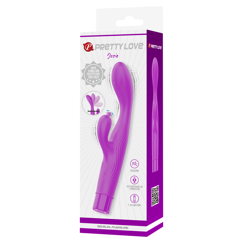 Pretty Love - Josie - Buigzame G-spot Vibrator - Paars-Erotiekvoordeel.nl