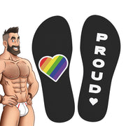 SneakXX - Voetbal Sokken PRIDE - Zwart-Erotiekvoordeel.nl