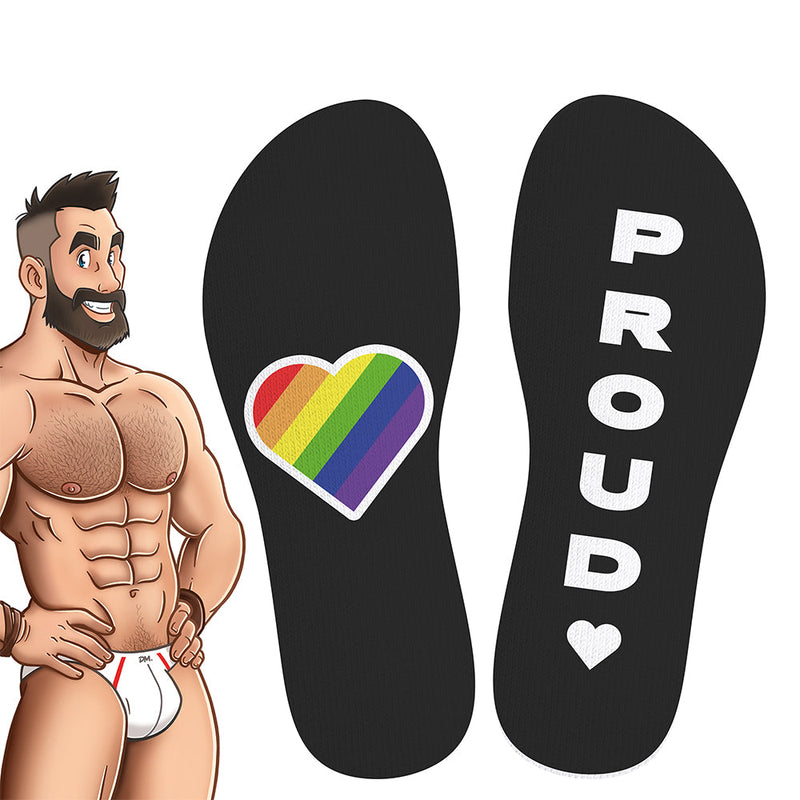 SneakXX - Voetbal Sokken PRIDE - Zwart-Erotiekvoordeel.nl