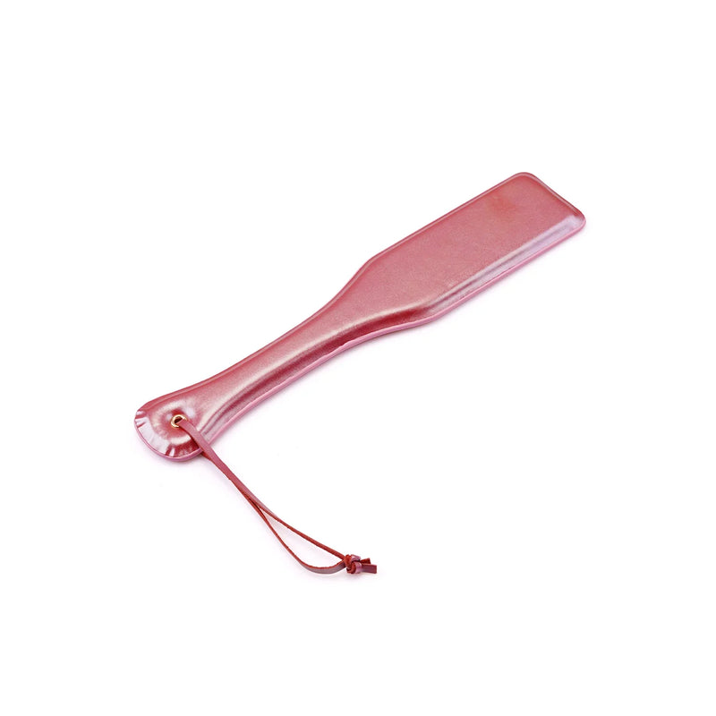 Liebe Seele - Lustre Rose - Lederen Paddle - Parelmoer Roze-Erotiekvoordeel.nl