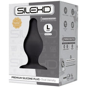 SILEXD - Anaal Plug Model 2 - Zwart- Verkrijgbaar in 4 maten-Erotiekvoordeel.nl