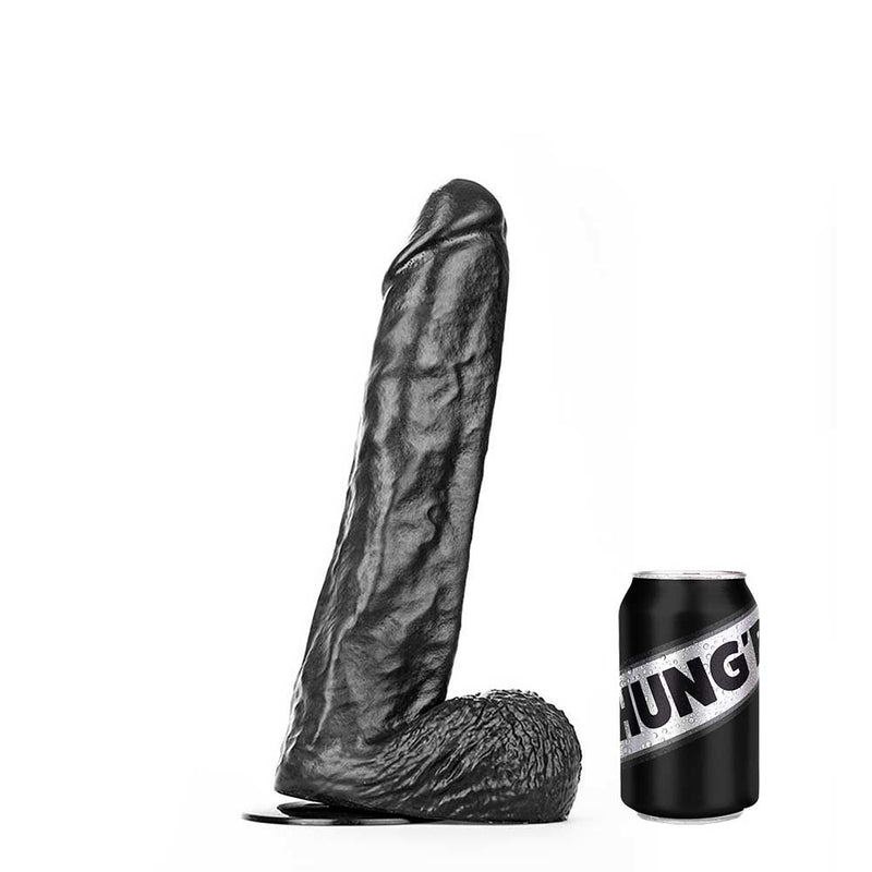HUNG'R - Goliath - Dildo - Zwart - 36 cm - Ø 7.6 cm-Erotiekvoordeel.nl