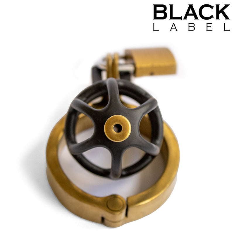 Black Label - Weenie Locker - Kuisheidskooi - Zwart/Goud-Erotiekvoordeel.nl