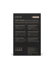 LELO - Hugo 2 - Prostaat Vibrator - Prostaat Massager - Met Afstandsbediening - Zwart-Erotiekvoordeel.nl