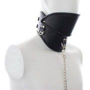 Fixxx - Hoge Collar met Gezichtsmasker - Zwart-Erotiekvoordeel.nl