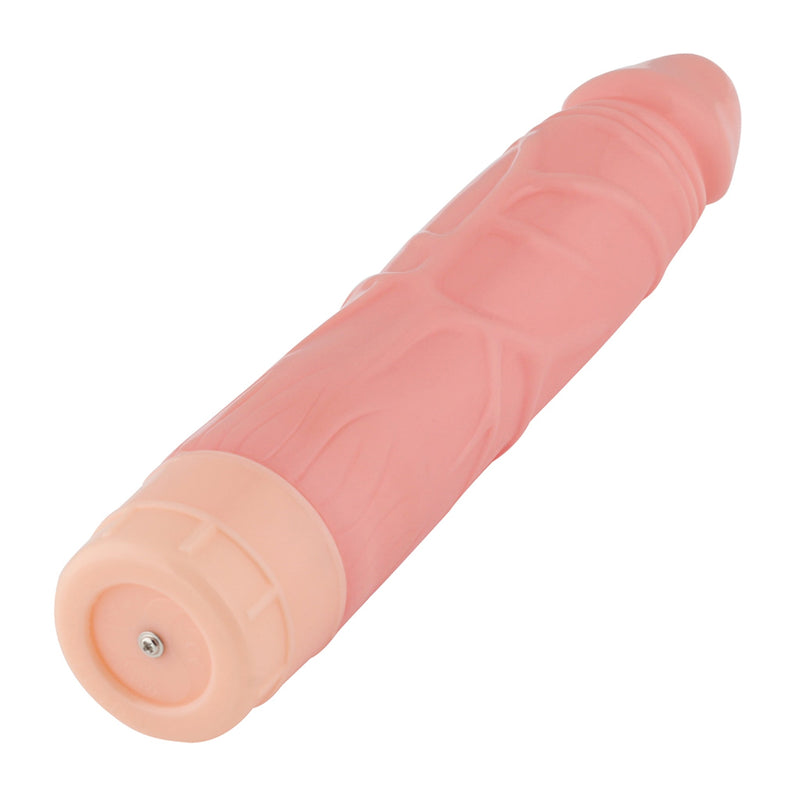 Being Fetish - Vibrerende Dildo - 20,5 cm - PVC - Batterijen - Lichte Huidskleur-Erotiekvoordeel.nl