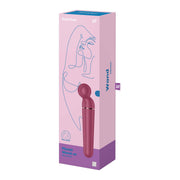 Satisfyer - Planet Wand-er - Wand Vibrator - Rood-Erotiekvoordeel.nl