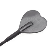 Smart Moves - Paardrijzweepje - Hartvormige Flap - 56 cm - Zwart-Erotiekvoordeel.nl