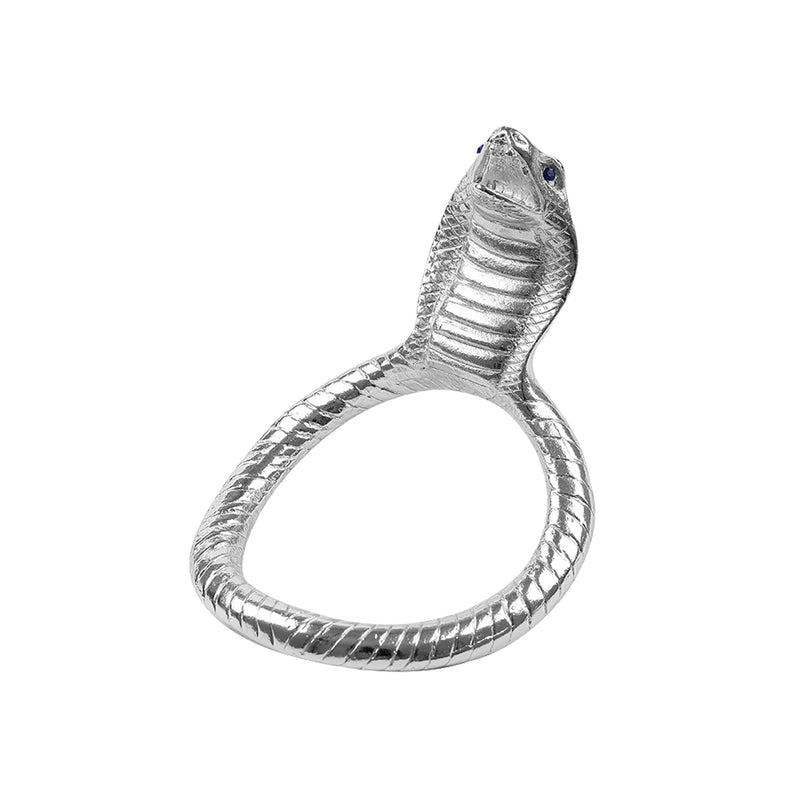 Fixxx - Cobra Head Cockring - Zilver - Binnendiameter 50 mm-Erotiekvoordeel.nl