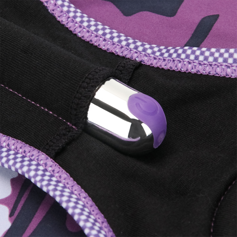 LoveToy - Ingen - Violet Strap-on Slipje - Maat M/L - Paars-Erotiekvoordeel.nl