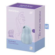 Satisfyer Pro To Go 1 - Luchtdruk Vibrator - Vibrator voor op Reis - Lichtblauw-Erotiekvoordeel.nl