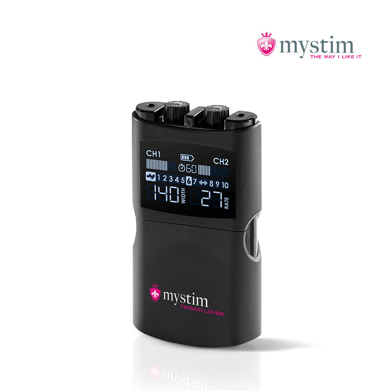 Mystim Tension Lover 2 – Elektrosex Powerbox met 2 kanalen en 7 programma’s-Erotiekvoordeel.nl