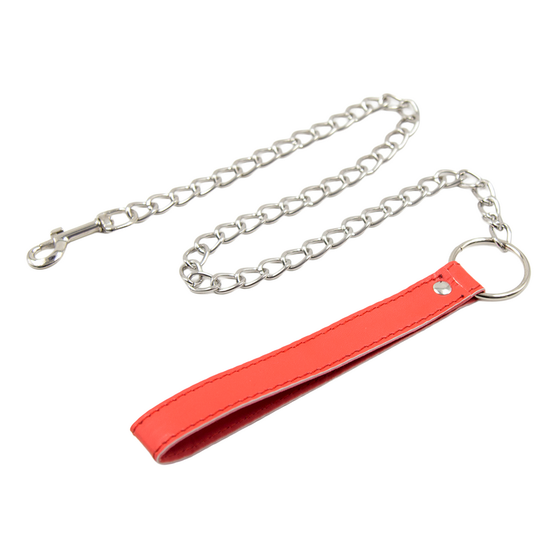 Smart Moves - Leiband met Ketting - Rood-Erotiekvoordeel.nl