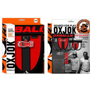 Oxjok Fisterjock - 3D Rubber Fist Jockstrap - Zwart/Rood-Erotiekvoordeel.nl