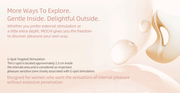 Zalo - Mochi - Clitoris Vibrator met twee koppen - App Control - Sakura Pink-Erotiekvoordeel.nl