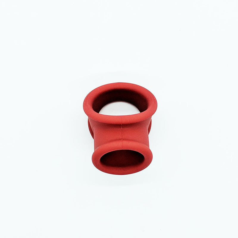 Sport Fucker - Siliconen Cock Tube - Cockring en Ballstretcher - Rood-Erotiekvoordeel.nl