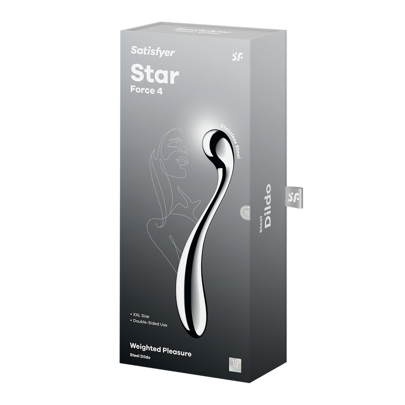 Satisfyer - Star Force 4 - RVS Dildo-Erotiekvoordeel.nl