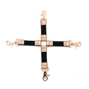 Liebe Seele - Rose Gold Memory Exclusieve Leren Hogtie - Rosé Goud-Erotiekvoordeel.nl