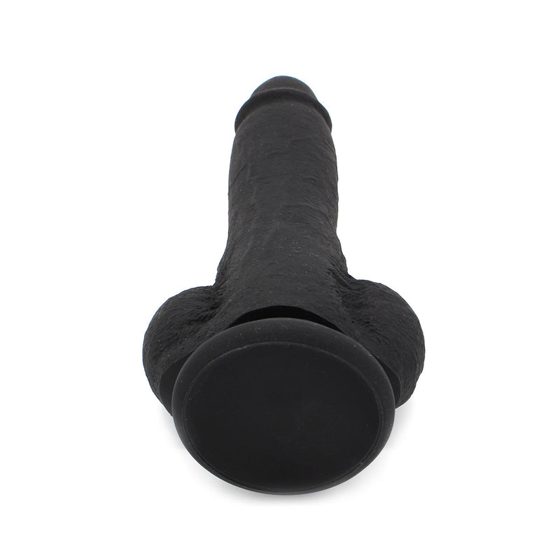 Kiotos Cox - Siliconen Dildo 23 x 4 cm - Zwart-Erotiekvoordeel.nl
