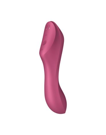 Satisfyer - Curve - Trinity 3-in-1 Vibrator - Rood-Erotiekvoordeel.nl