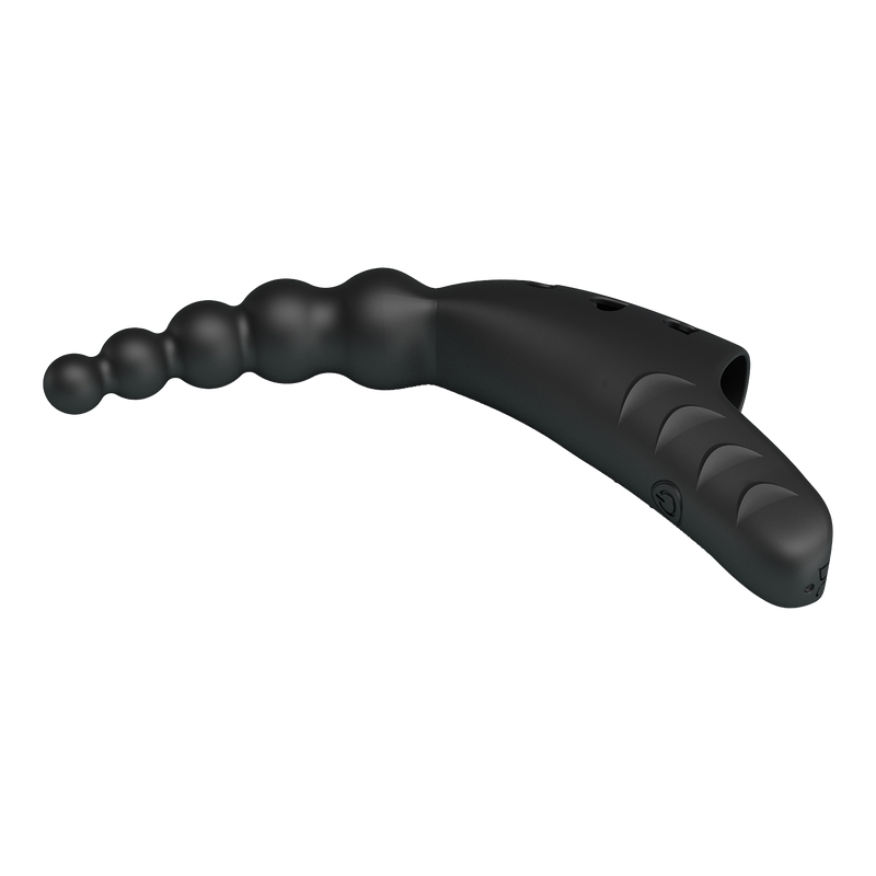 Pretty Love - Jordin - Krachtige Vinger Vibrator - Zwart-Erotiekvoordeel.nl