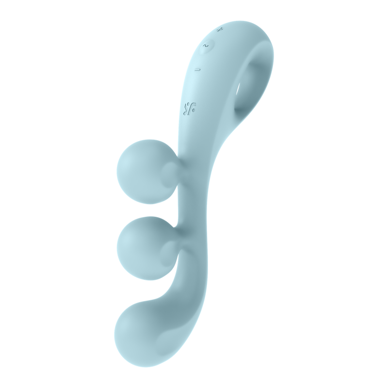 Satisfyer - Tri Ball 2 - Vibrator met 3 Motoren - Lichtblauw-Erotiekvoordeel.nl