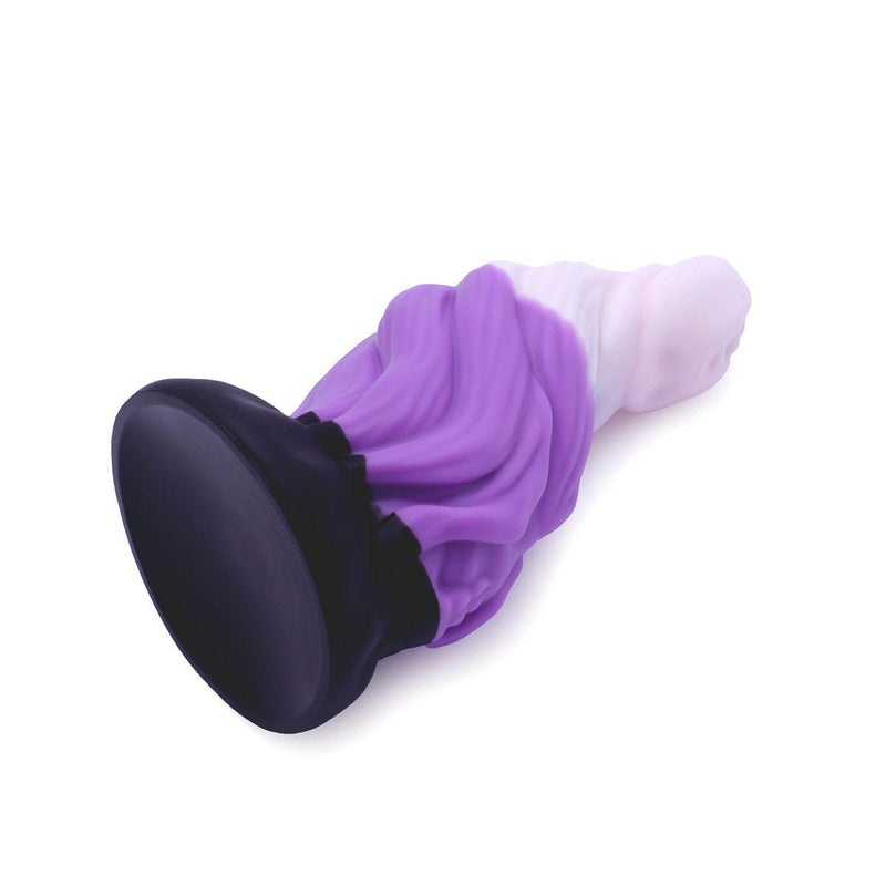 Kiotos Monstar - XXL Dildo Beast No. 55 - Paars/Zwart/Wit-Erotiekvoordeel.nl
